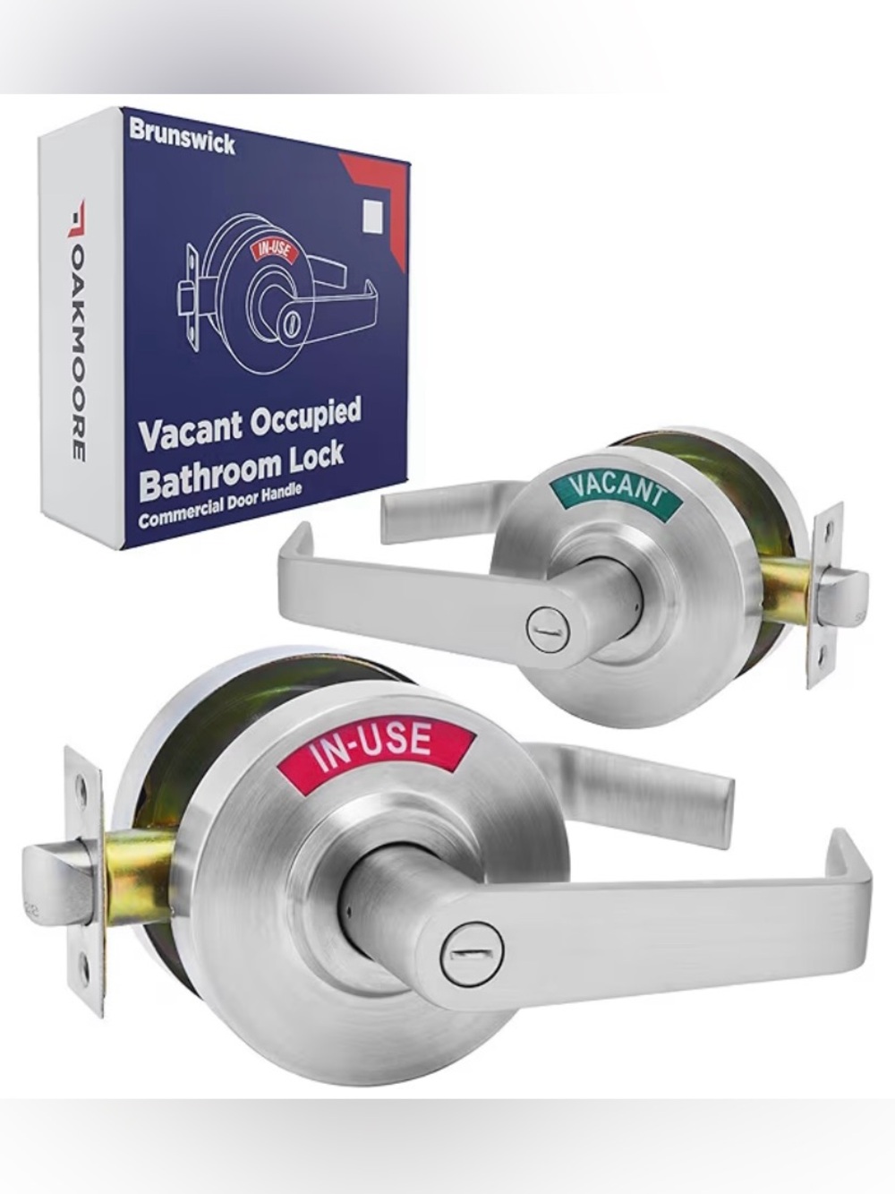 OAKMOORE Commercial Door Handle | Vacant Occupied & Commercial Restroom Lock,New